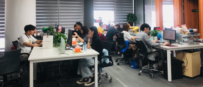 广州小火车网络科技有限公司办公环境